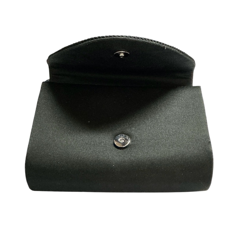 Vintage La Regale Black Satin Evening Bag - Picture 4 of 4